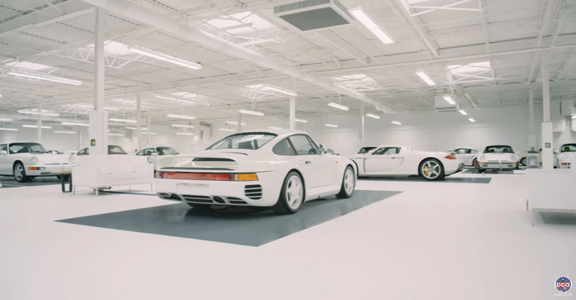 Kolekcija bijelih Porschea - na tajnoj lokaciji sa strogim protokolom