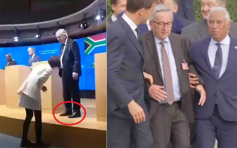 Predsjednik EU komisije na konferenciju došao u različitim cipelama!?