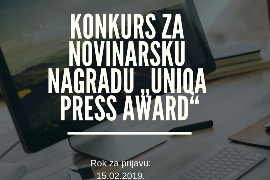 ''Uniqa Press Award'': Raspisan natječaj za novinare i bloggere