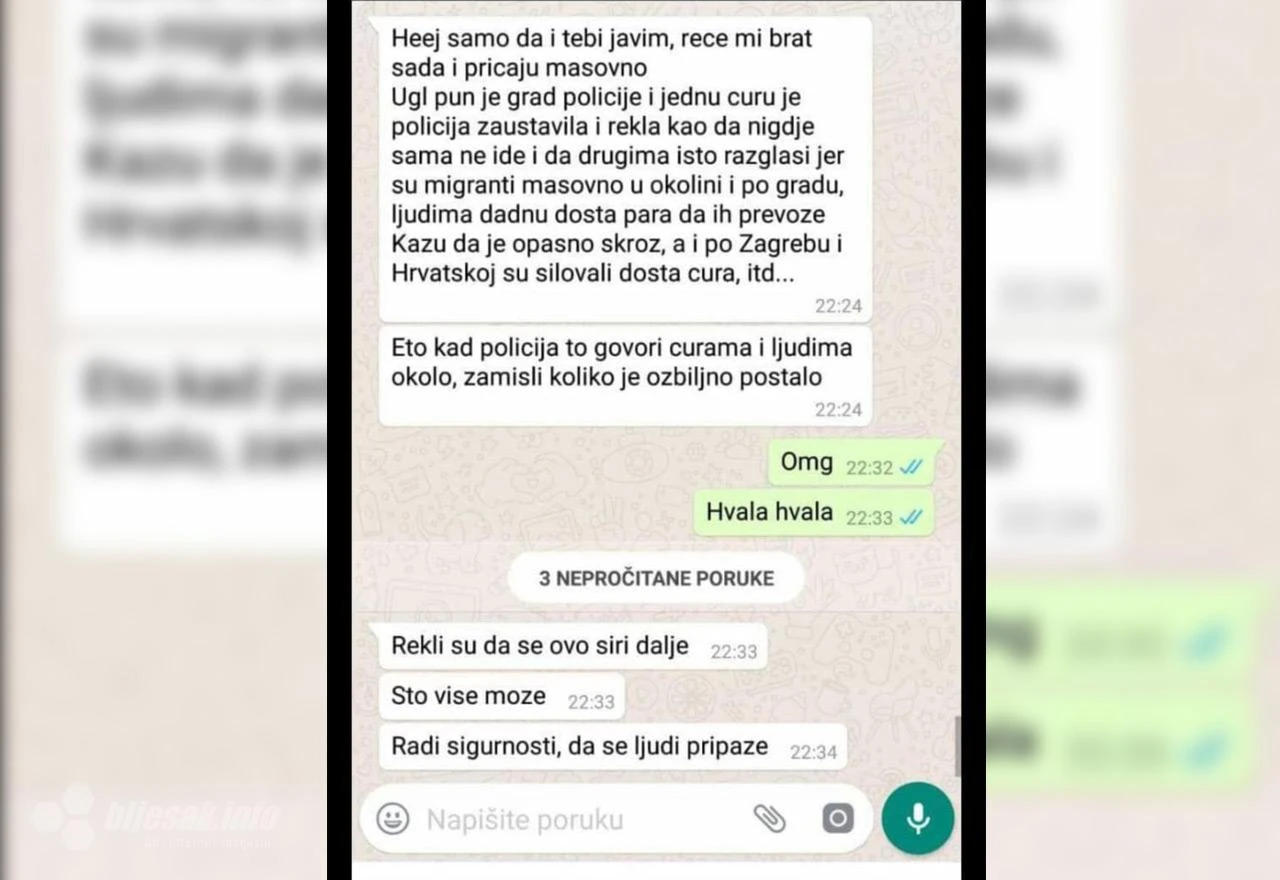 Informacije o silovanjima, otmici i izgriženom migrantu su izmišljotine 