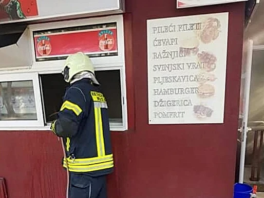 Mostar: Izbio požar u grillu
