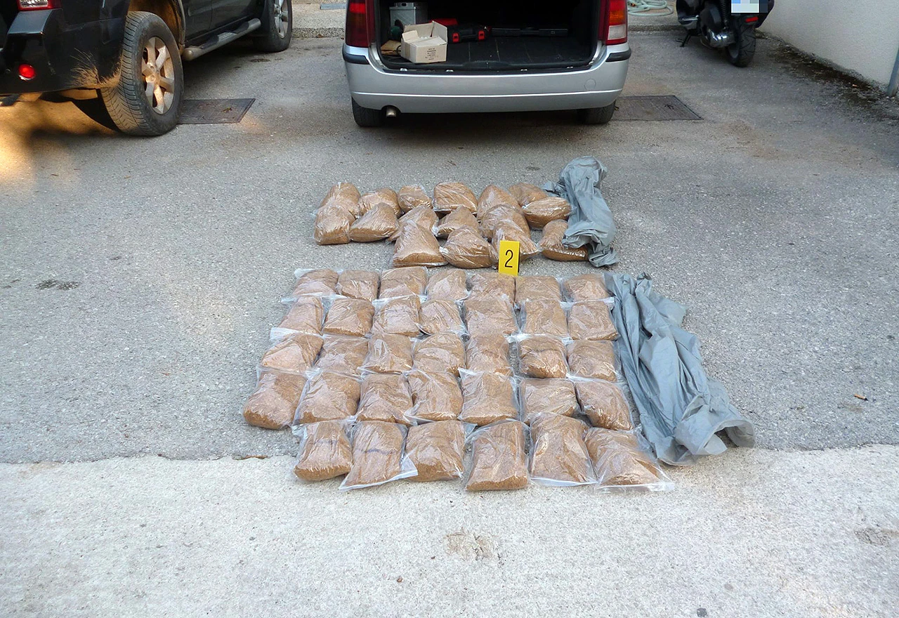 U Hercegovini zaplijenjena 33 kilograma duhana