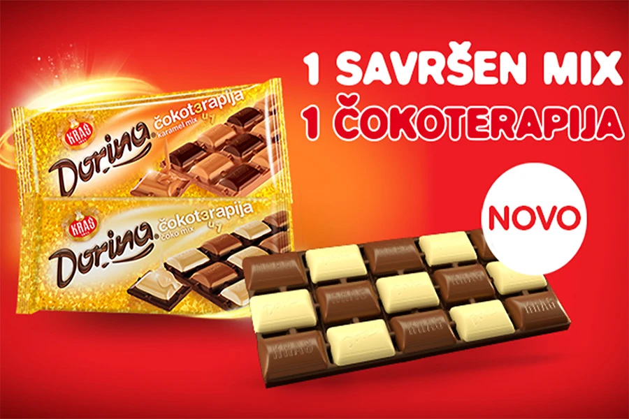Nove Dorina čokoterapije 3u1 - karamel mix i čoko mix