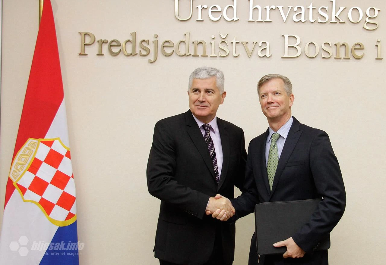 Berton s Čovićem: Promjena izbornog zakona je neizostavan dio reformske agende