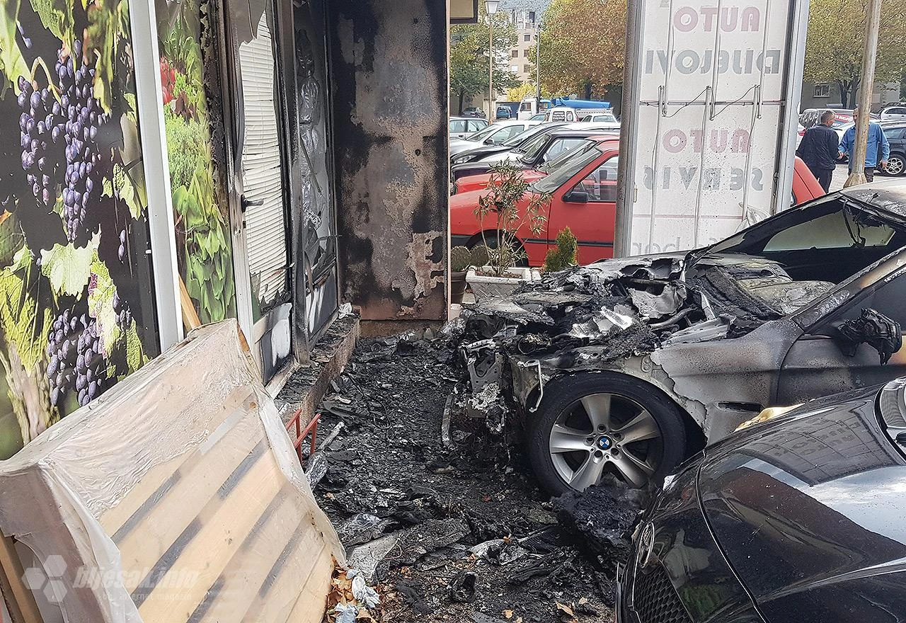 Planuo BMW: Vatra zahvatila fasadu i poslovni prostor