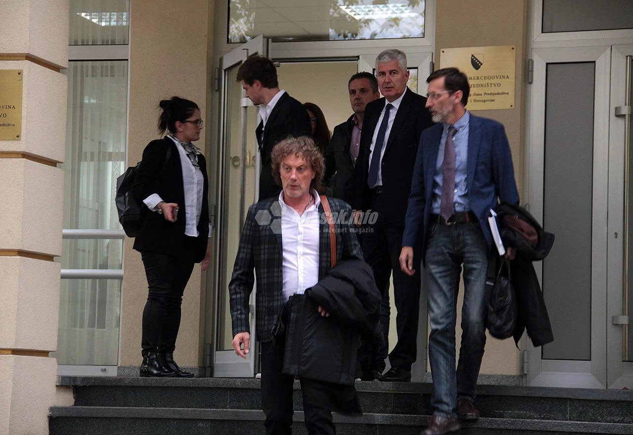 Tonći Huljić i Miro Gavran kod Čovića