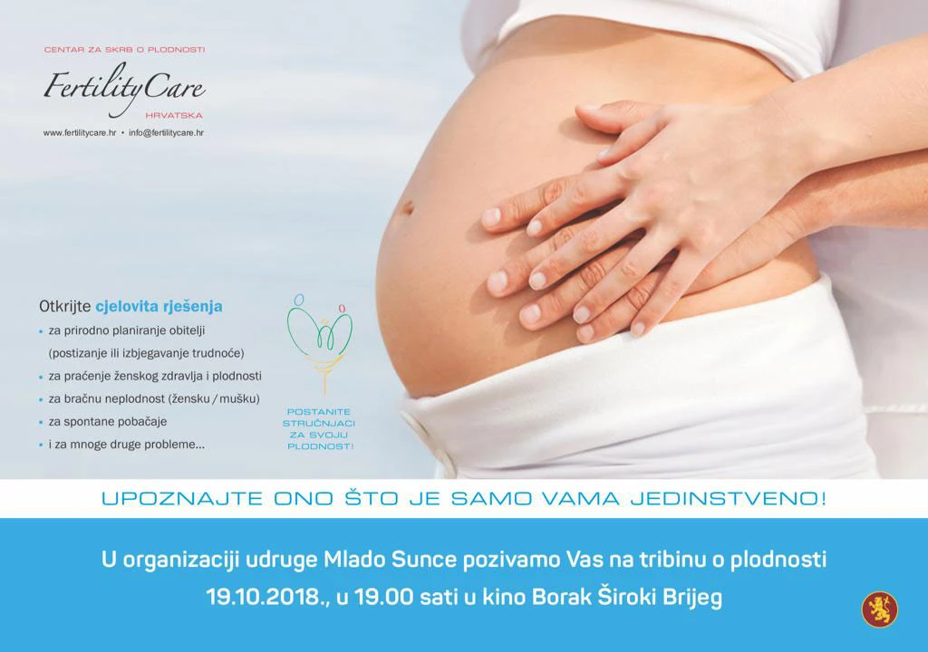 Široki Brijeg: Predavanje o suvremenim metodama prirodnog planiranja obitelji i liječenja neplodnosti