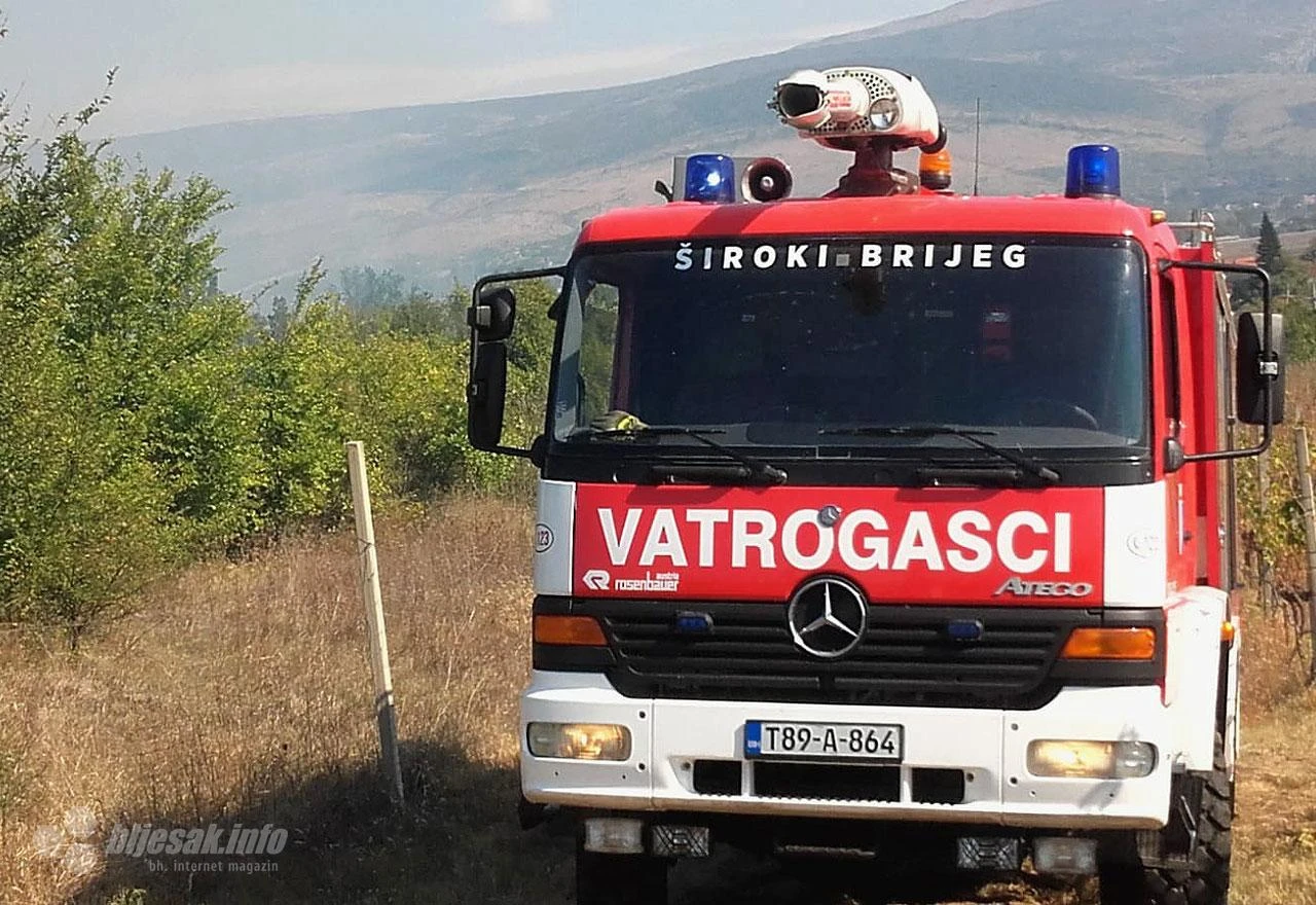 U dva požara u Širokom izgorjelo 65.000m² površine, gorjelo i u krugu Duhanske stanice