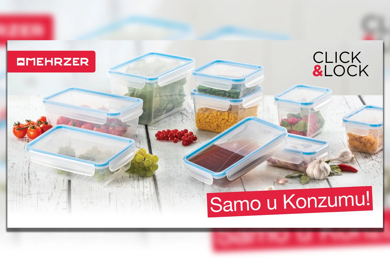 Konzum predstavio specijalnu Mehrzer ''Click&Lock'' ponudu