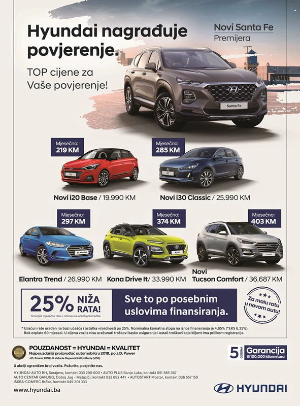 Hyundai nagrađuje: Top cijene za vaše povjerenje 