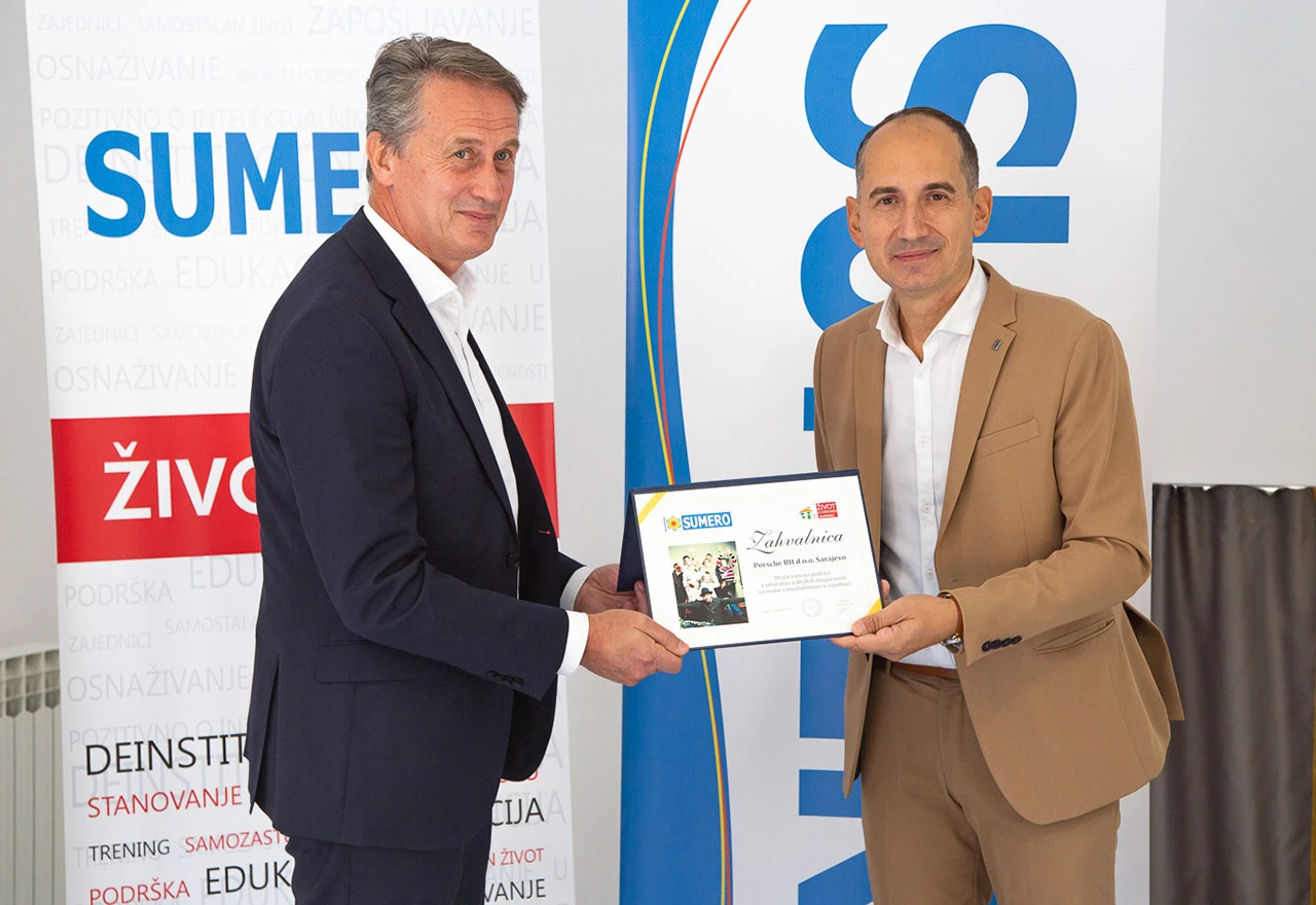 SUMERO uz Porsche BH brže do društva jednakih mogućnosti u BiH