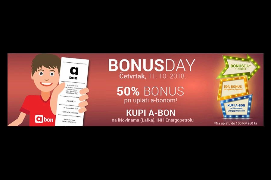 Uplati na WWin putem A-bona i ostvari bonus 50 posto na uplatu