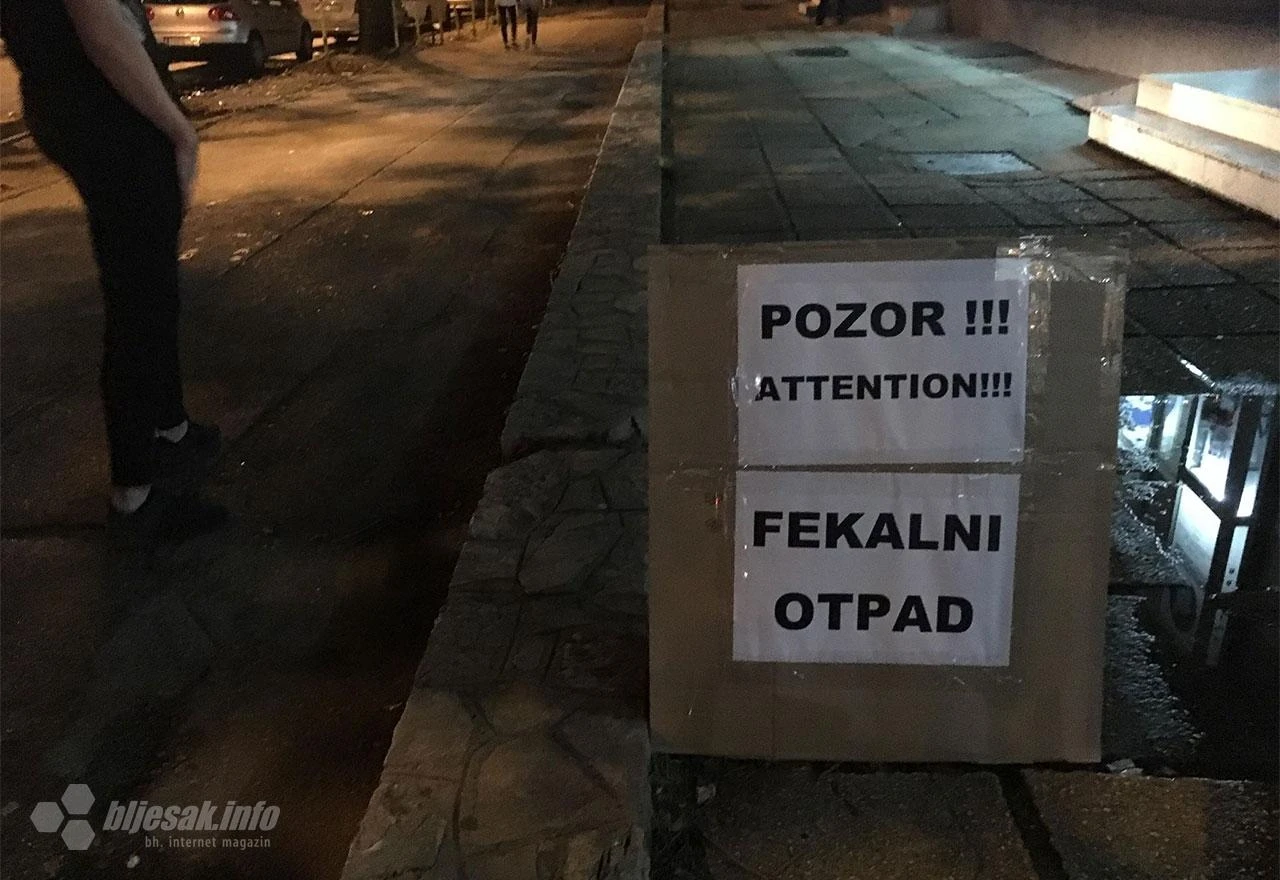 I to je Mostar: Pozor! Fekalni otpad