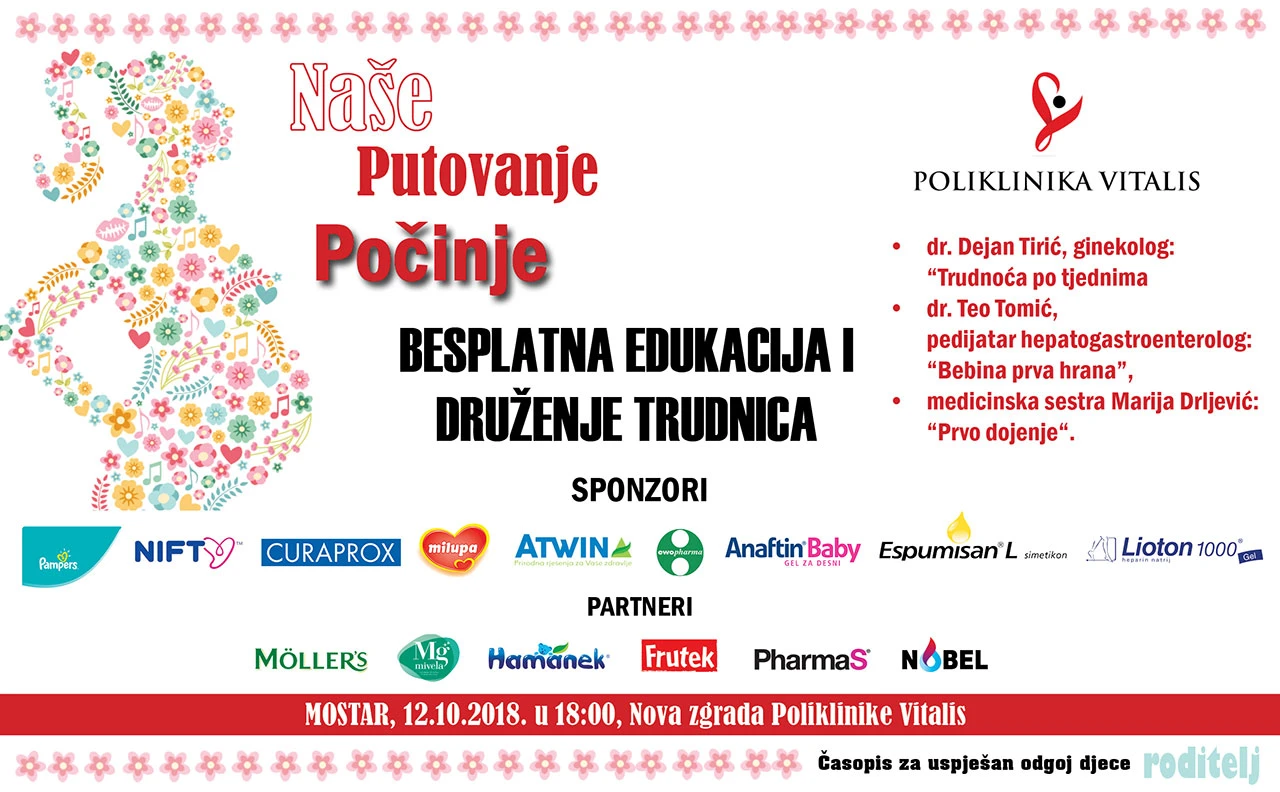 Mostar: Edukativno druženje s trudnicama ''Naše putovanje počinje''