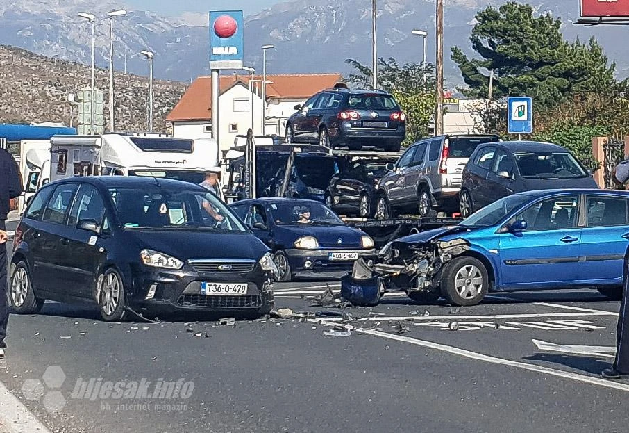 Mostar: Žestok sudar na izlazu iz grada