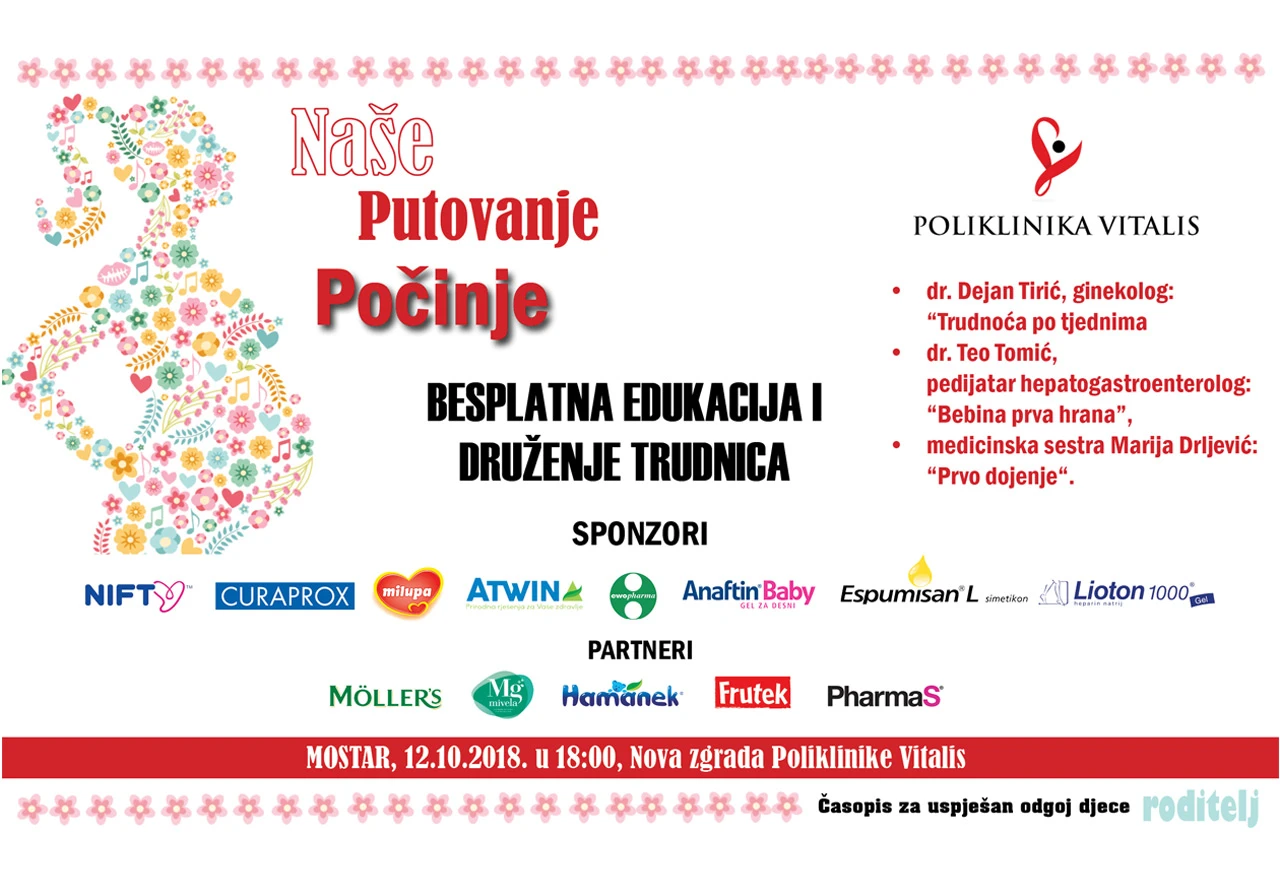 ''Naše putovanje počinje'' – Edukativno druženje sa trudnicama u Mostaru