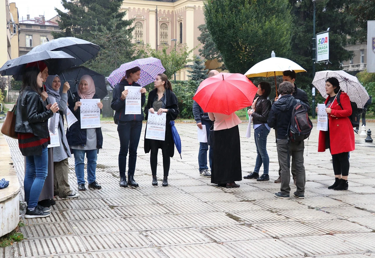 Vjernici poslali poruku 'Nije izbjeglička kriza, nego ispit ljudskosti' 