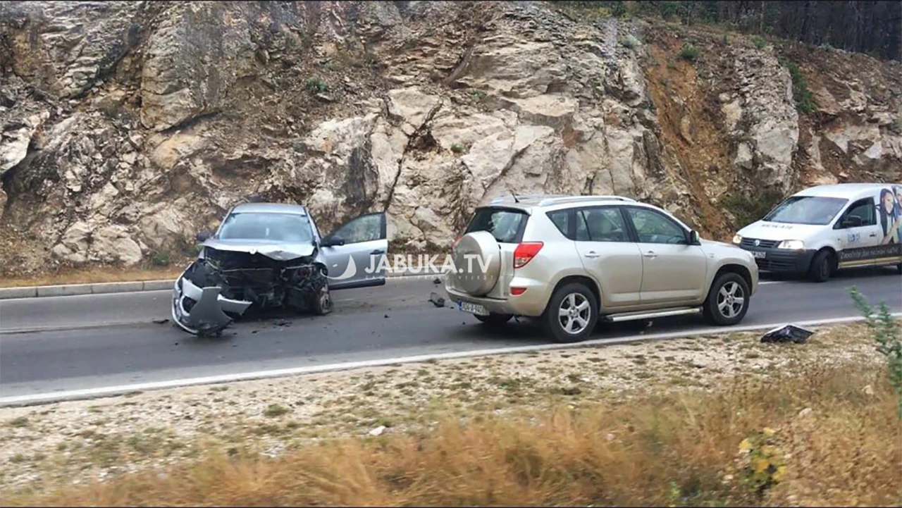 Teža prometna nesreća na Žovnici