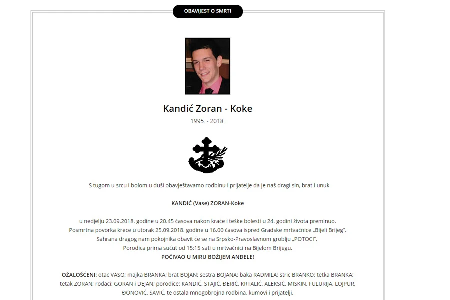 Preminuo Zoran Kandić Koke