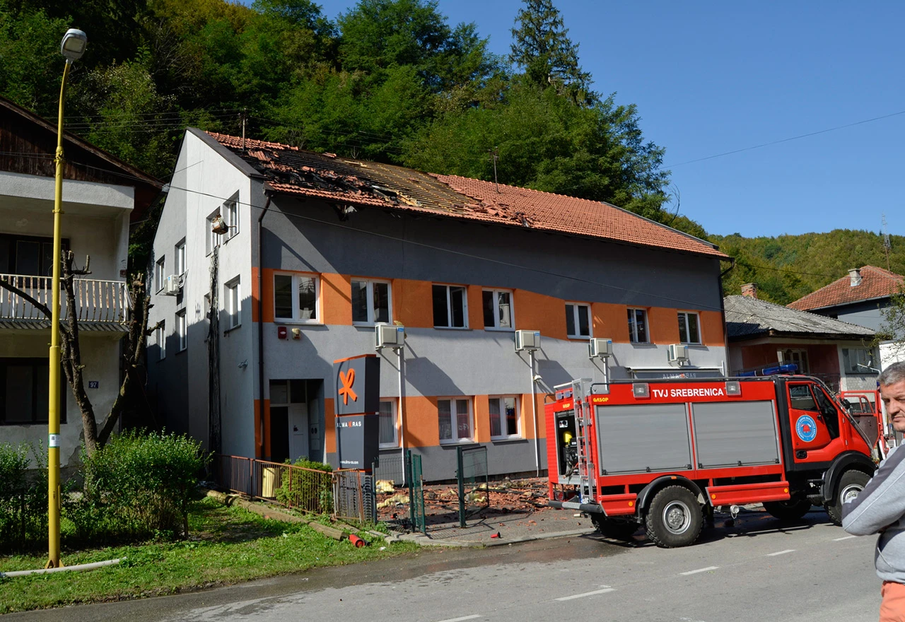 Požar na objektu tvrtke Alma - Ras