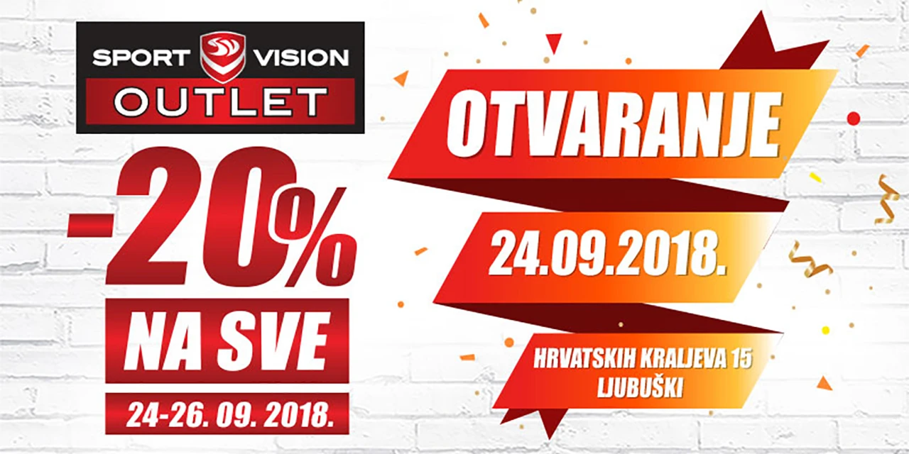 Veliko Sport Vision outlet otvaranje u Ljubuškom