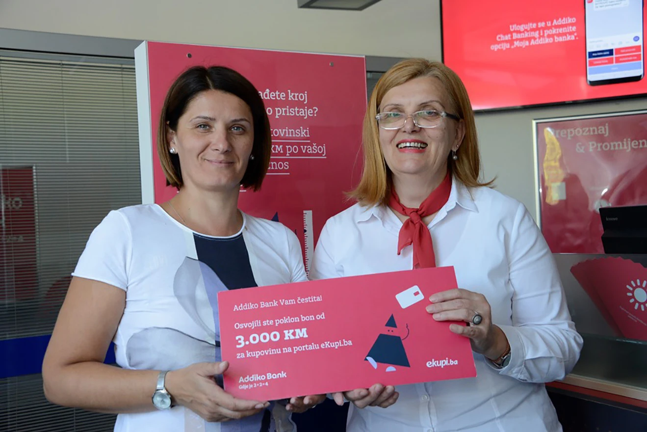 Addiko banka nagradila korisnike Mastercard kartica