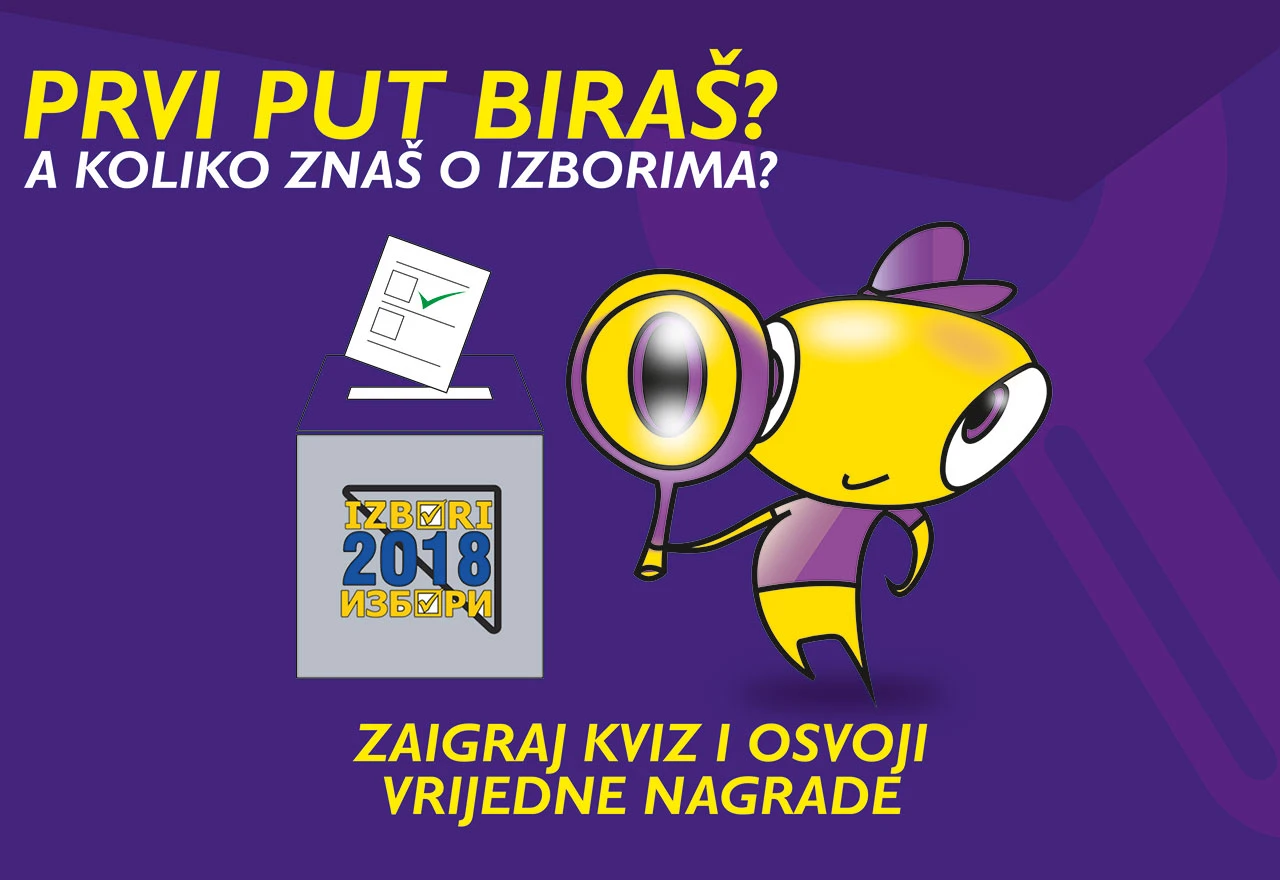 Provjeri koliko znaš o izborima i osvoji vrijedne nagrade