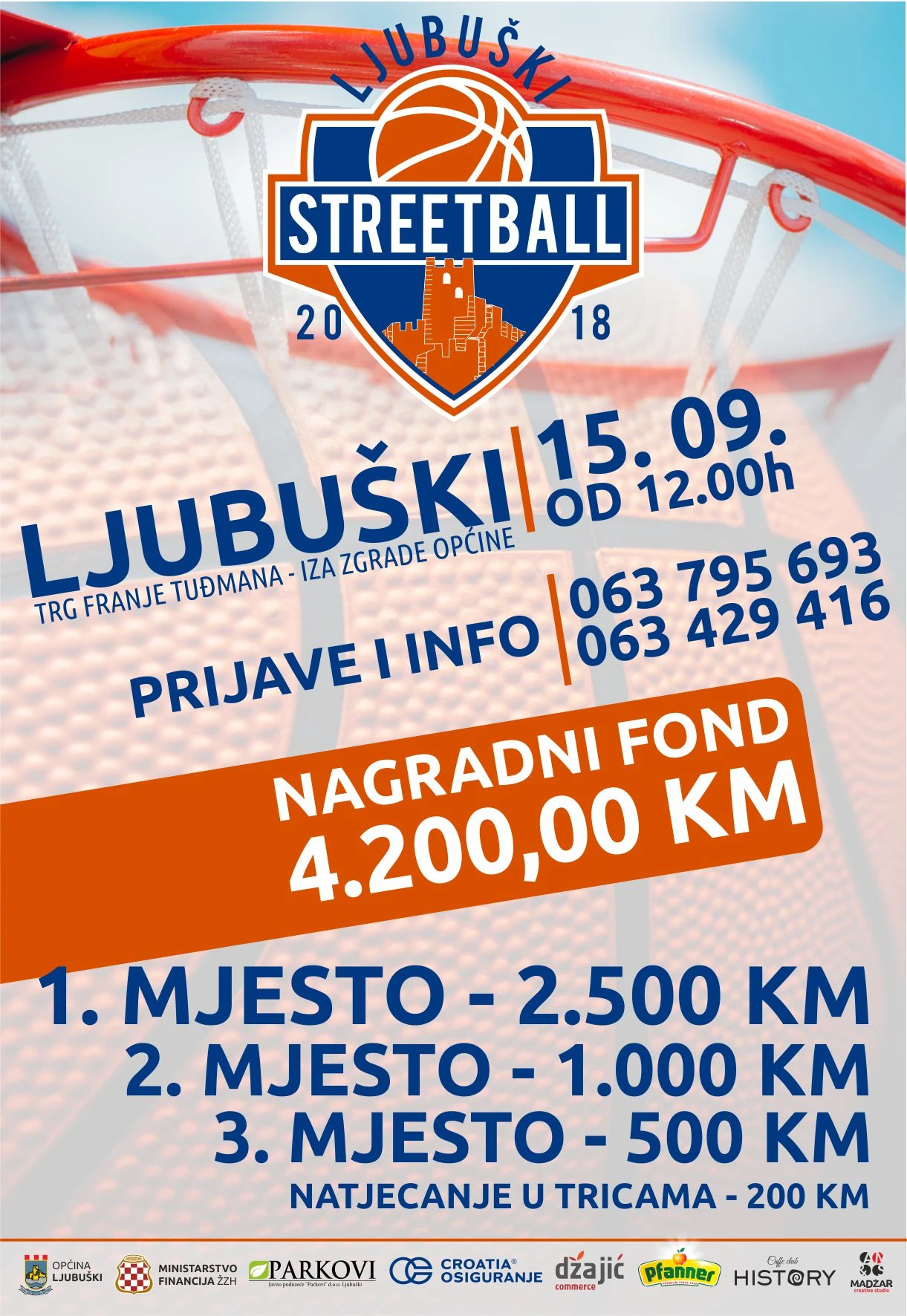 Bogat fond nagrada na Streetball turniru u Ljubuškom