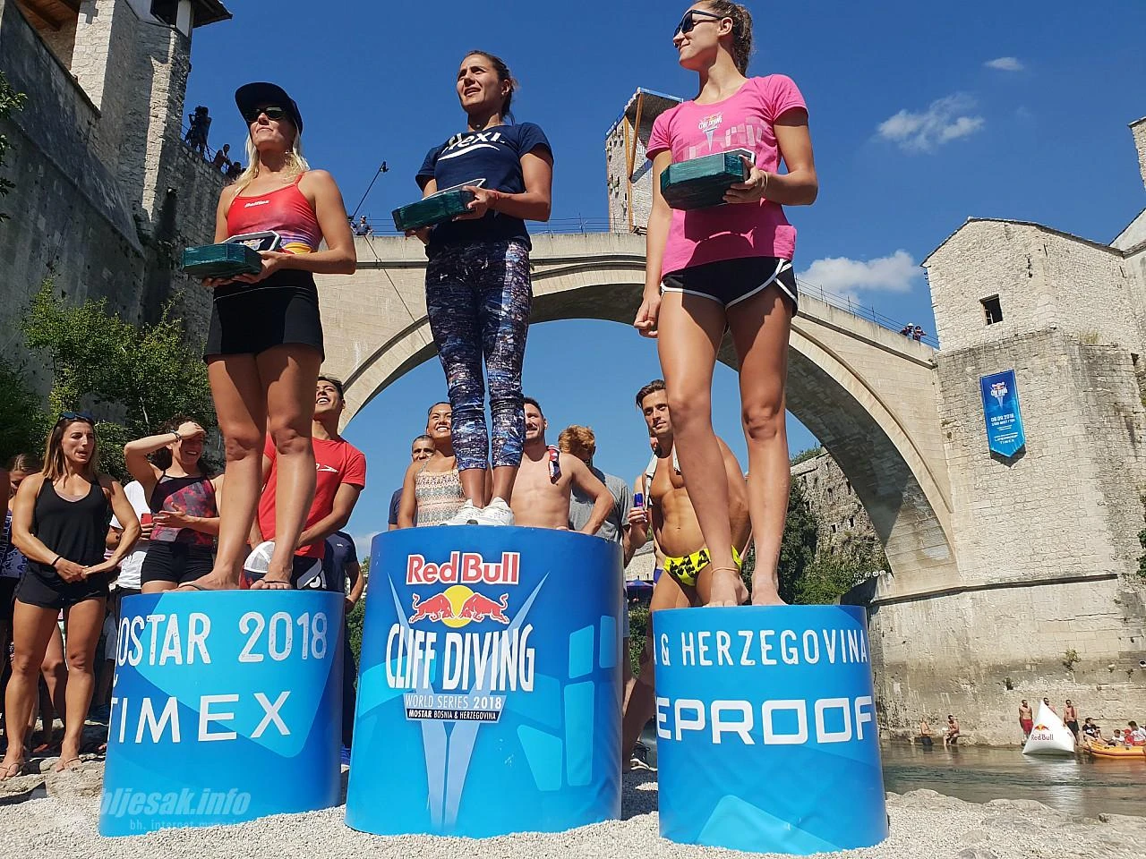 Red Bull Cliff Diving u Mostaru: Britanac i Meksikanka pomeli konkurenciju