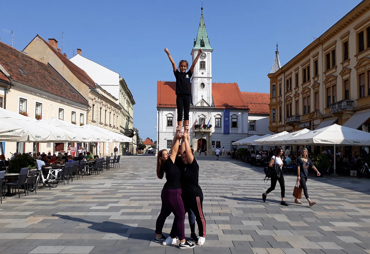 Širokobriješke cheerleadersice na kampu u Varaždinu