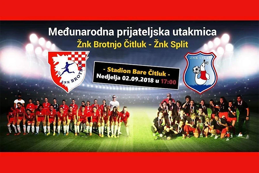 Viceprvak Hrvatske u nedjelju na međunarodnoj prijateljskoj utakmici u Čitluku