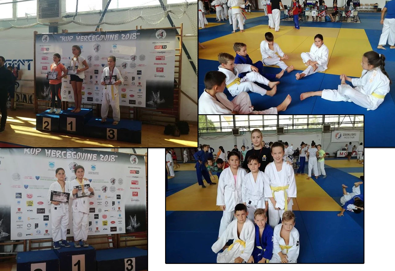 Arijan Koš i Emela Ćurić zlatni na džudo turniru Kup Hercegovine 2018