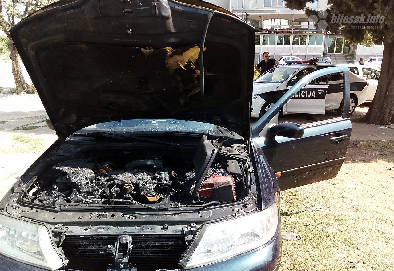 Mostar: Požar na parkiranom automobilu