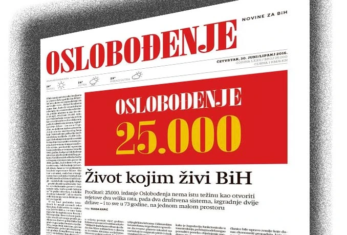 "Oslobođenje" - najstarija dnevna novina u BiH slavi 75. rođendan 