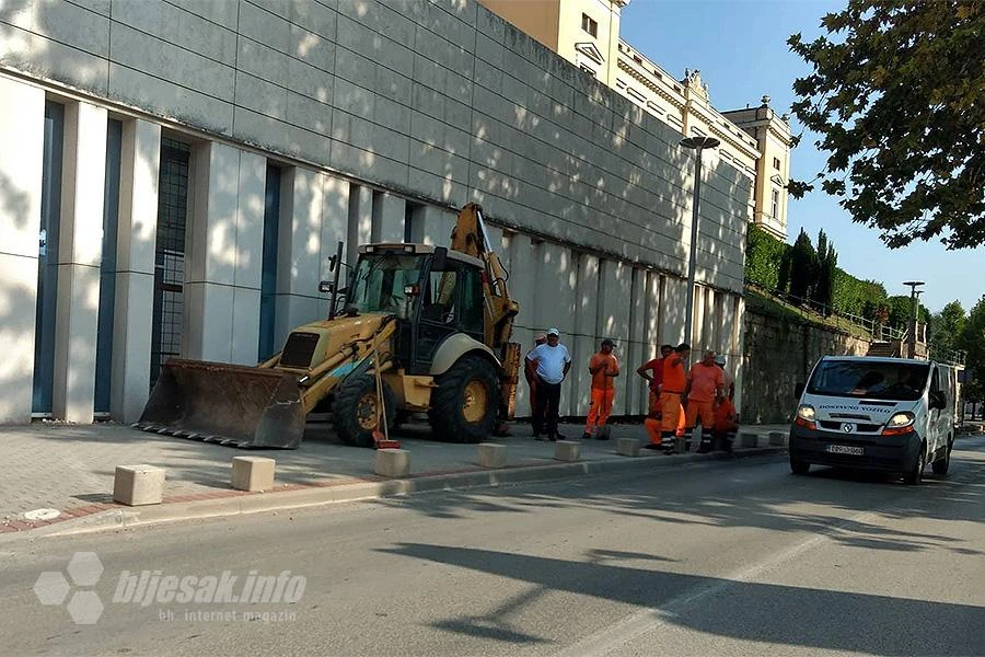 Zbog radova privremena regulacija prometa na ulazu u Mostar