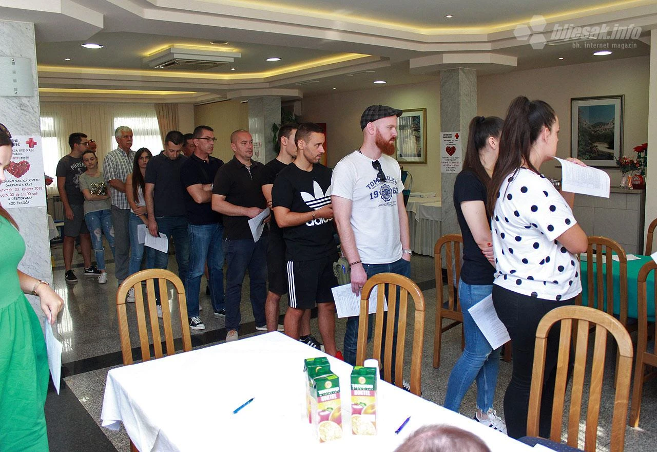 Široki Brijeg: U akciji dobrovoljnog darivanja krvi prikupljeno 78 doza
