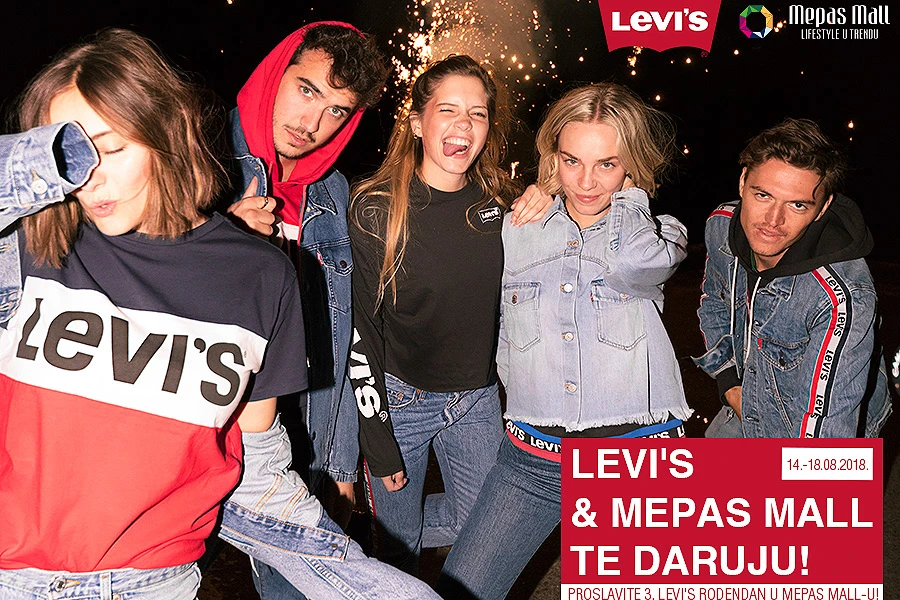 Levi’s slavi treći rođendan u Mepas Mallu!