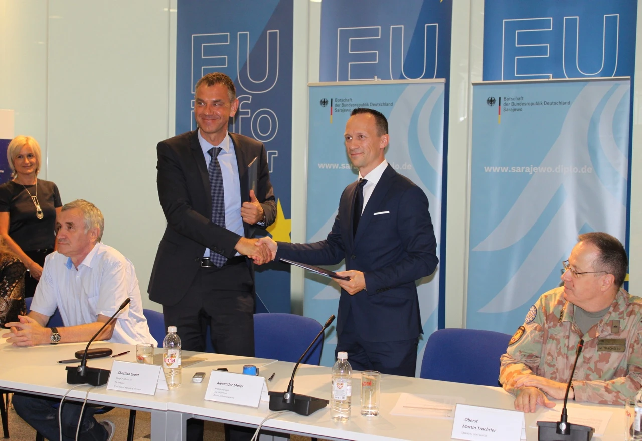 Njemačka donirala 190.000 eura za registraciju oružja OSBiH