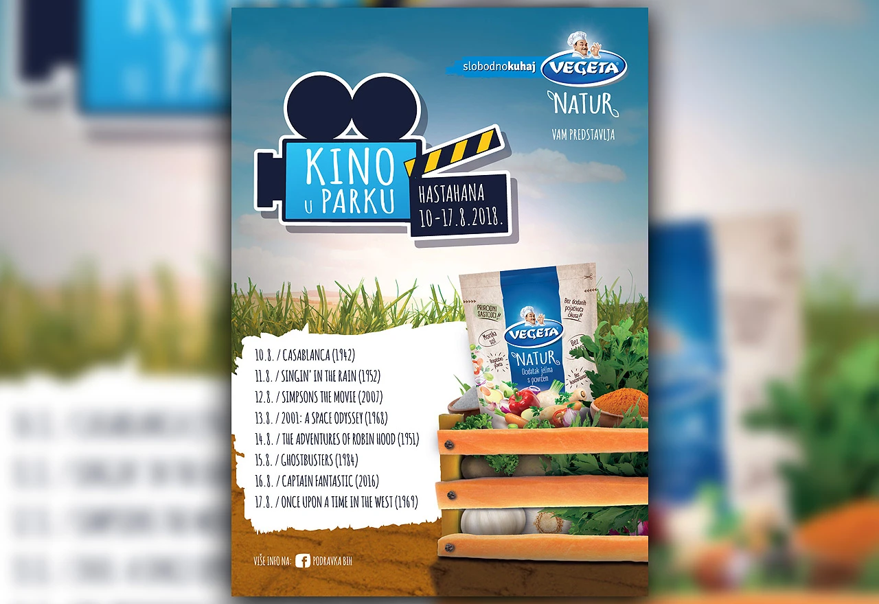 Podravka vam donosi kino u parku