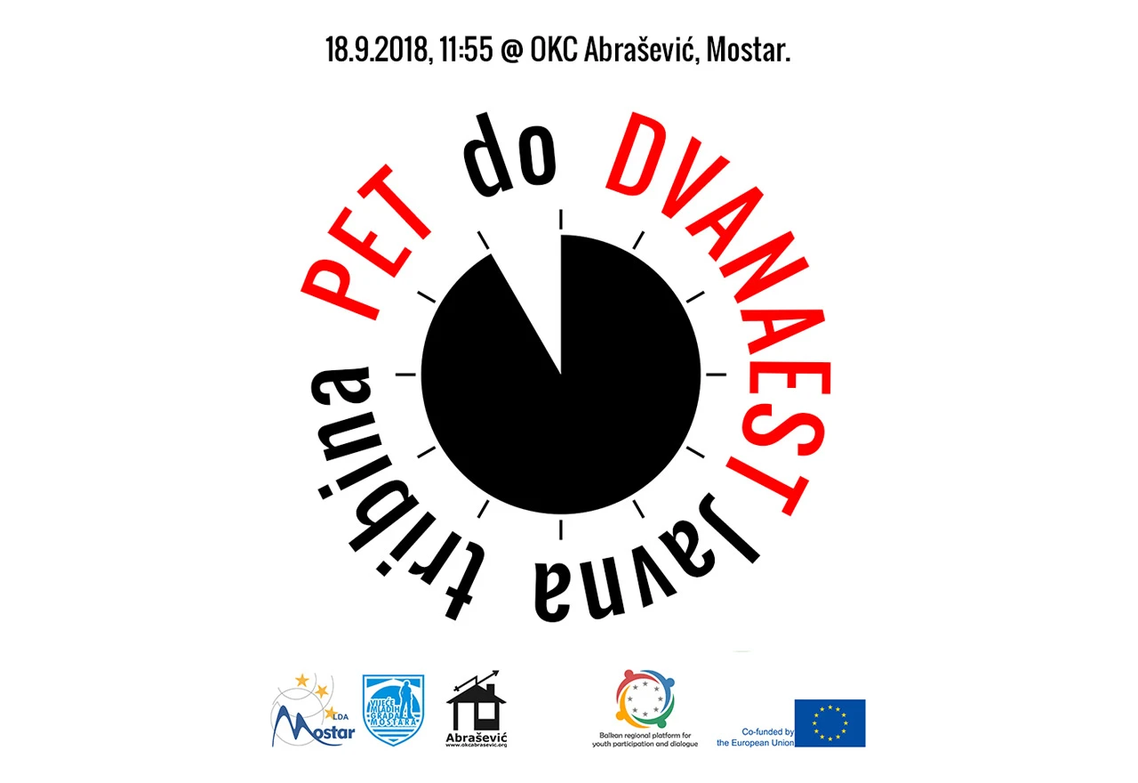 Poziv mladima Mostara na javnu tribinu 'Pet do dvanaest'