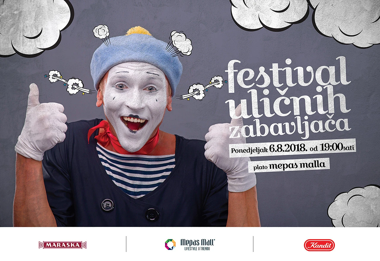 Mepas Mall Festival uličnih zabavljača