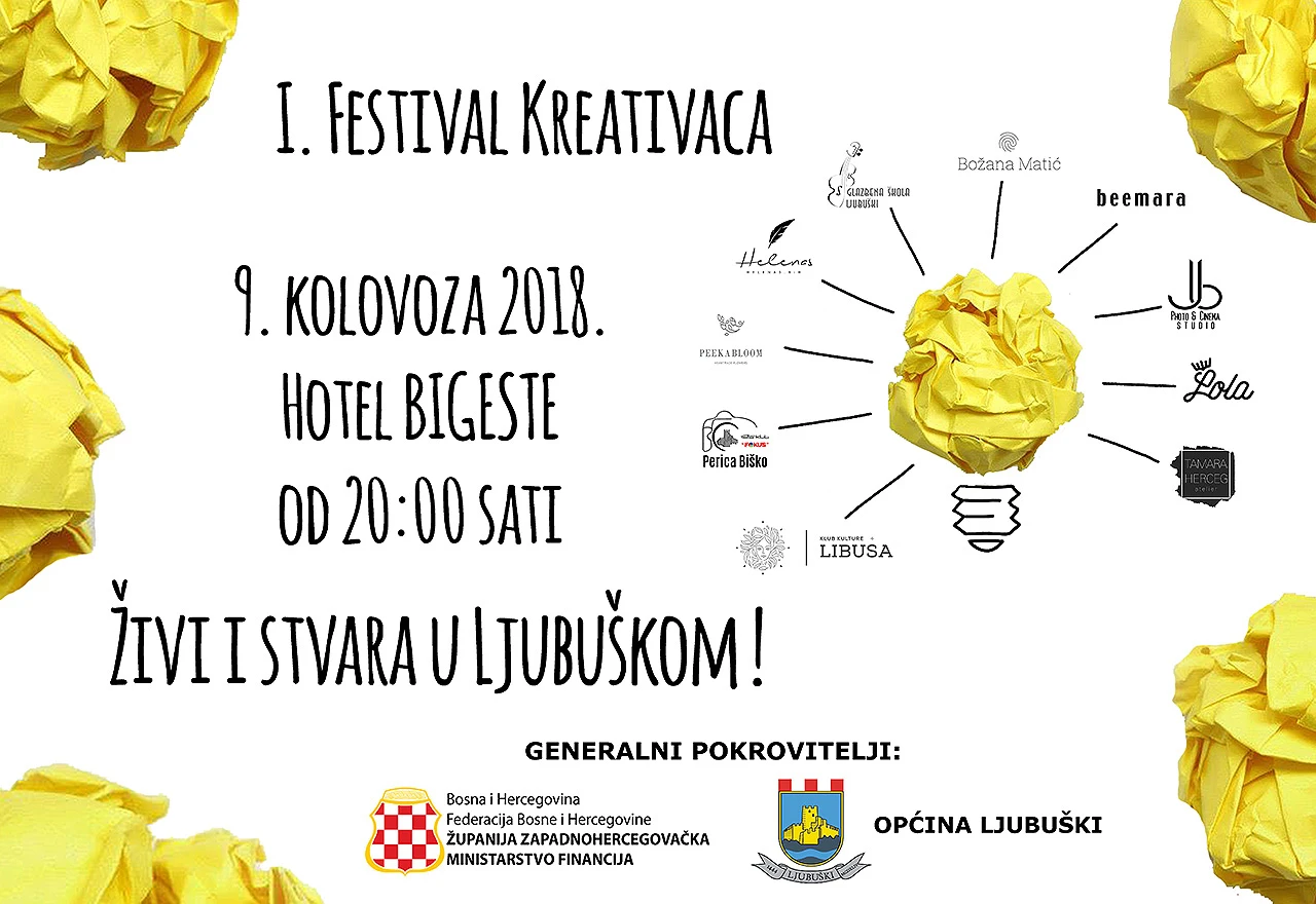 Ljubuški na jednom mjestu okuplja svoje kreativce