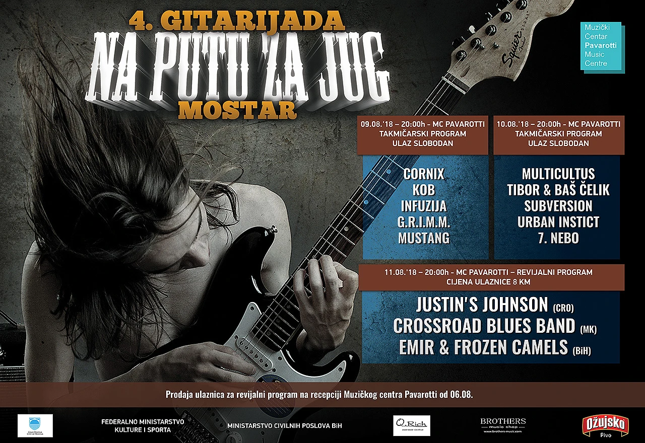 Pogledajte program 4. Gitarijade ''Na putu za jug''