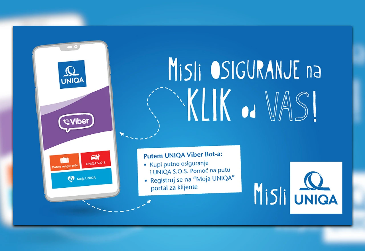UNIQA osiguranje: Viberom kupite putno osiguranje i pomoć na putu