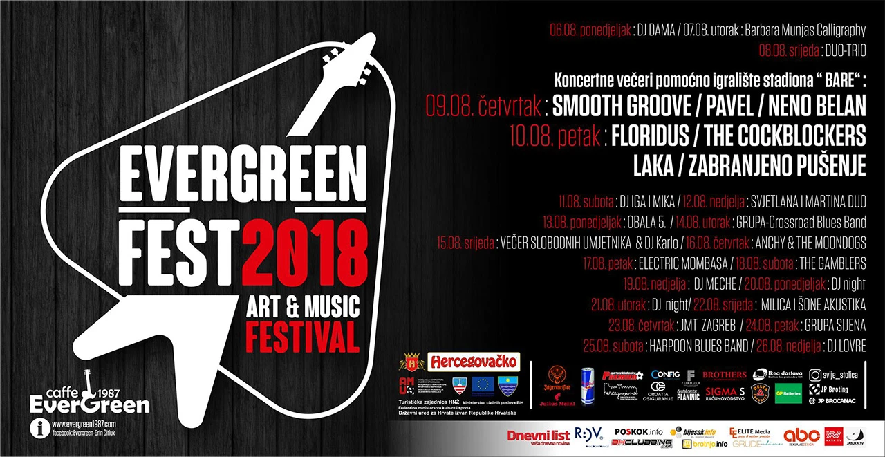 Ljetno osvježenje u Čitluku: Stiže Evergreen festival