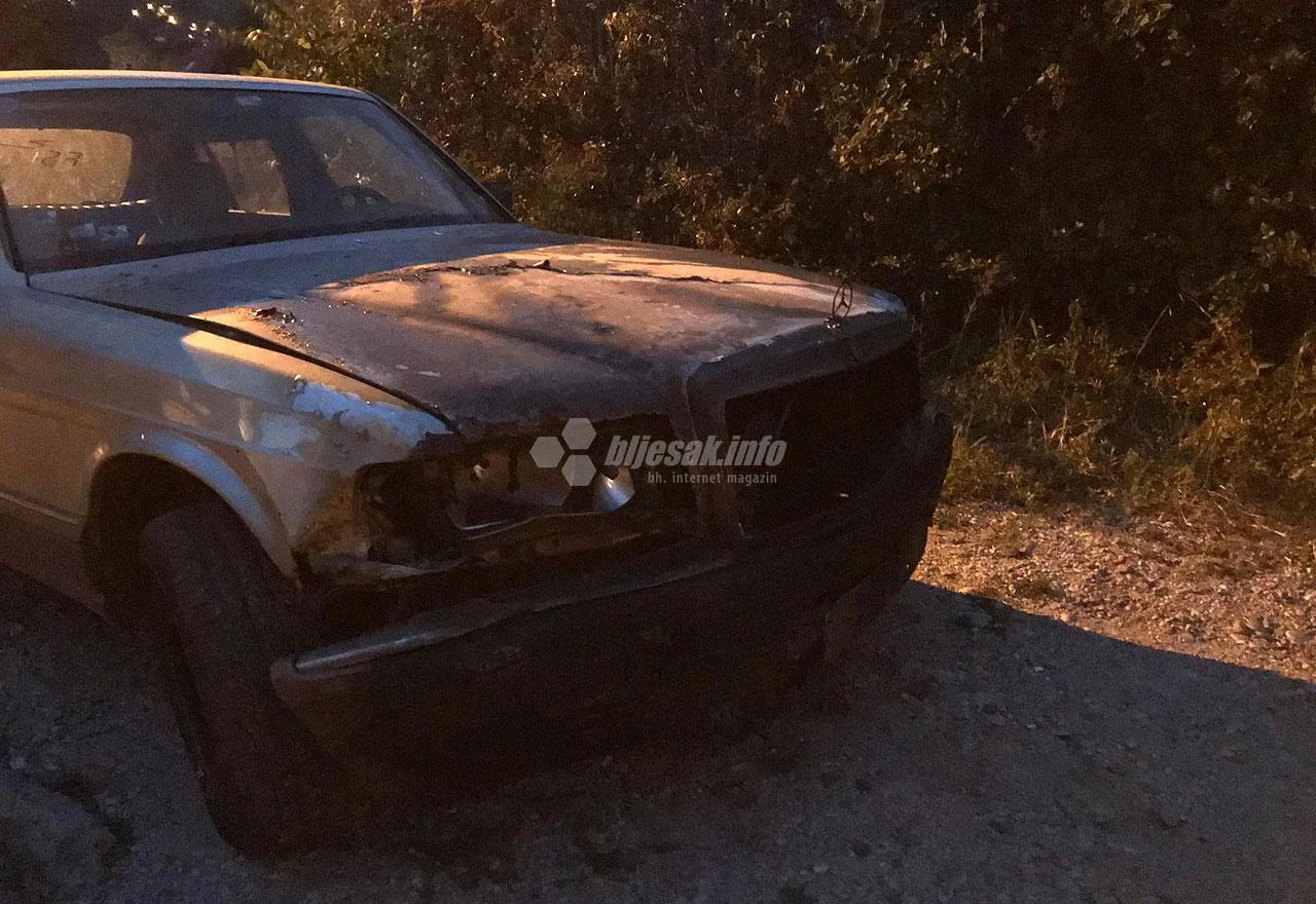 Mostar: Požar na Rudniku, vatra zahvatila automobil