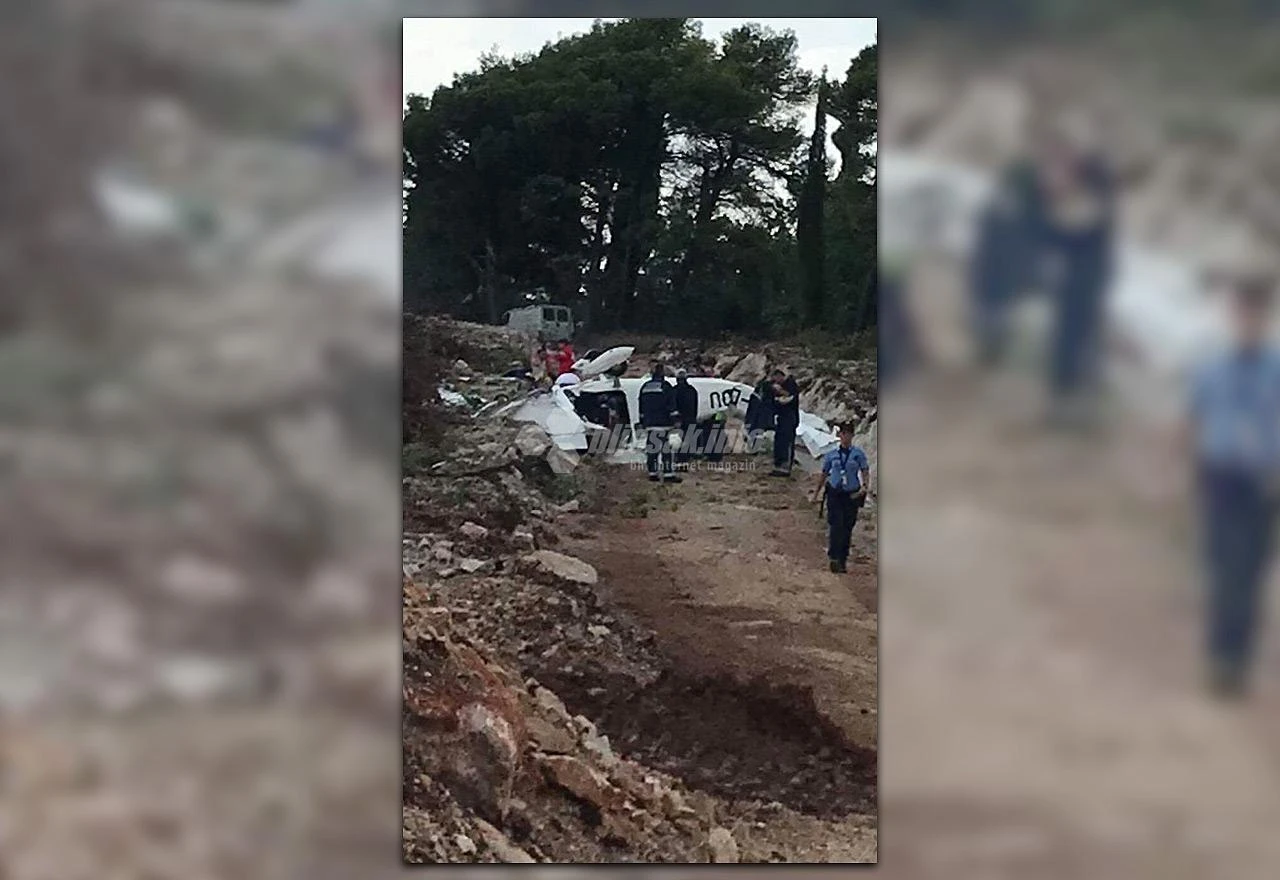 Tri osobe ozlijeđene u padu privatnog zrakoplova kod Dubrovnika