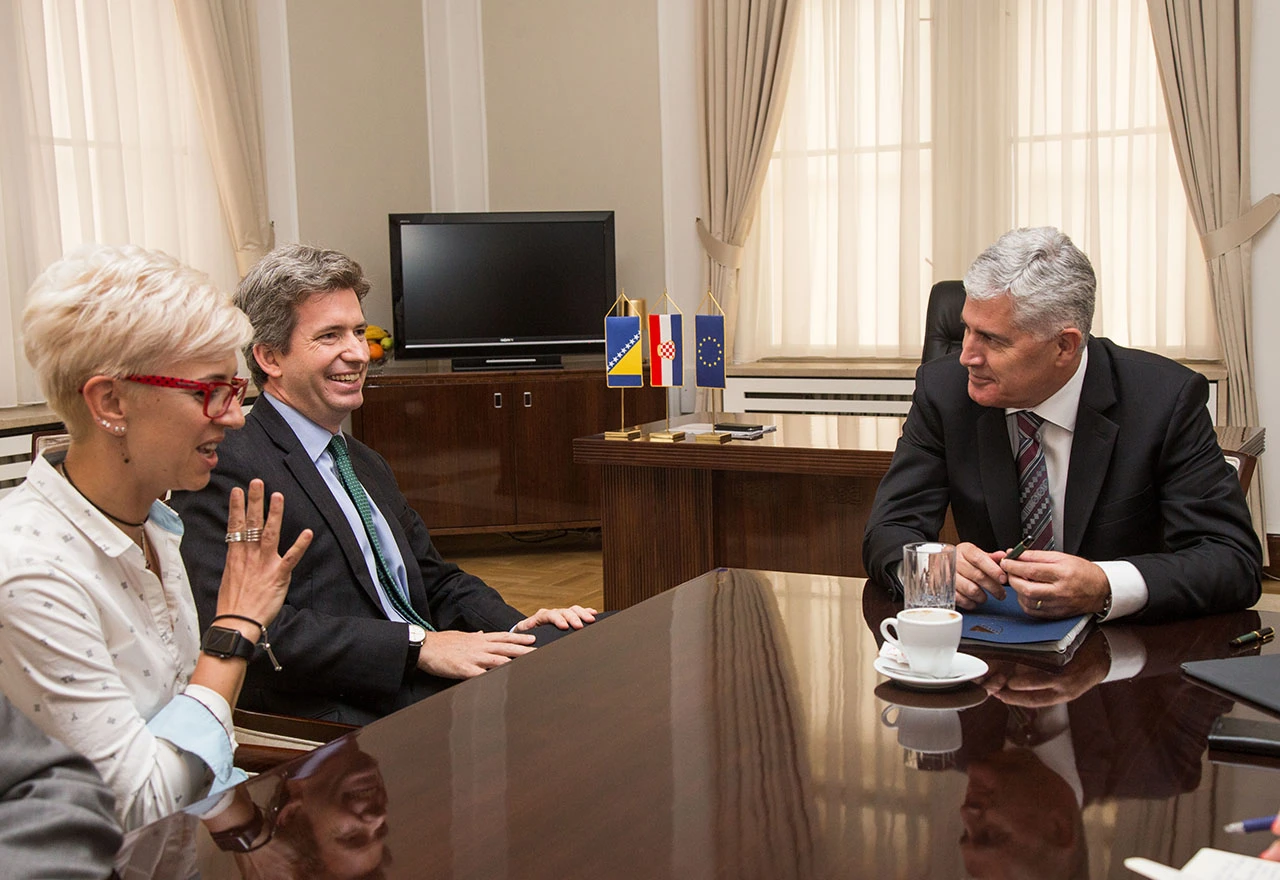 Čović se oprostio od Fergusona