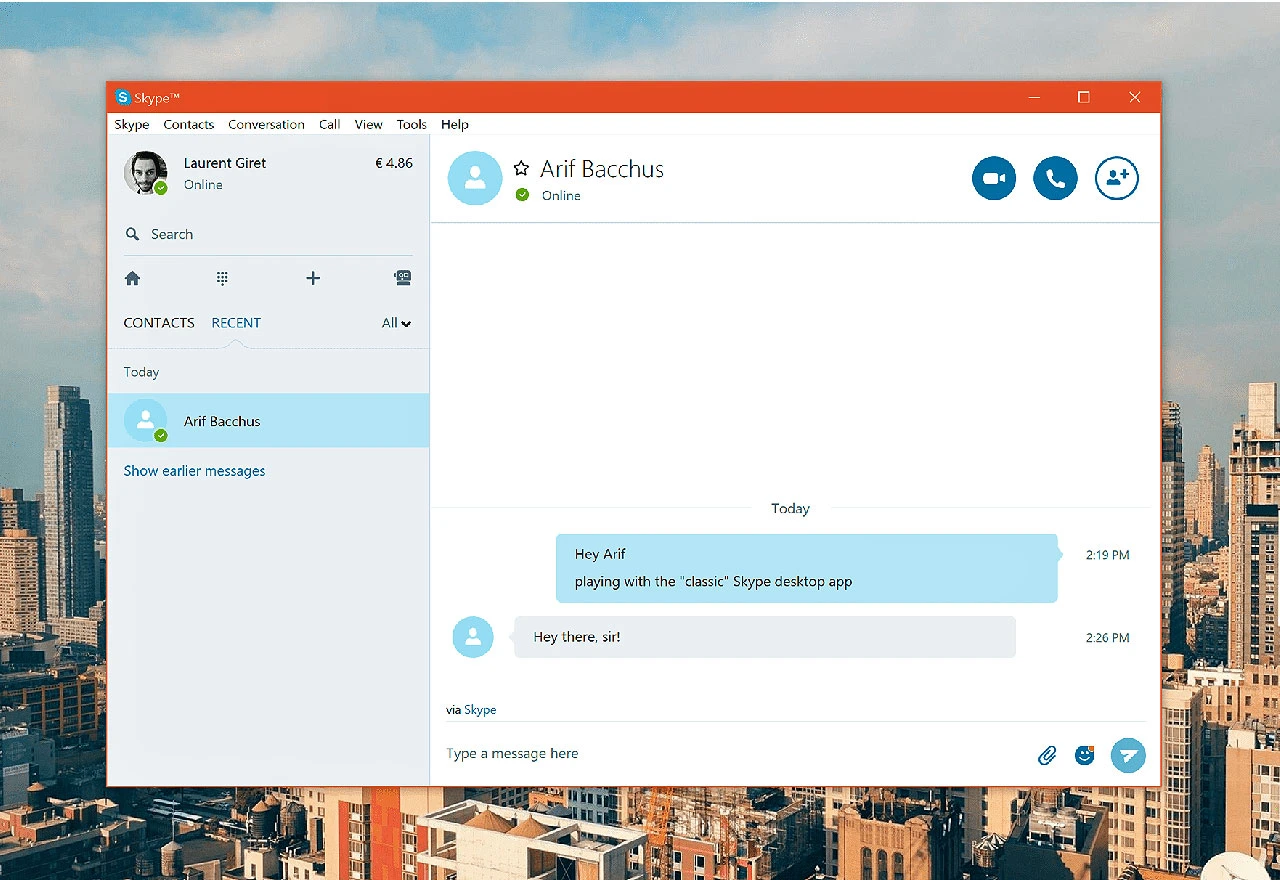 Gasi se Skype Classic za desktop