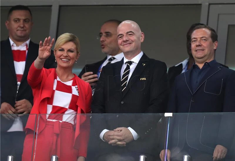 Na tribinama Medvjedev, Grabar-Kitarović, Infantino